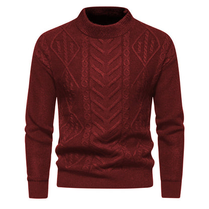 Herren Pullover Strick mit Muster Modern Geschmack