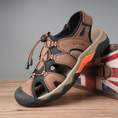 Damen Trekking-Sandalen Sportlich Rutschfest Schnellschnürsystem