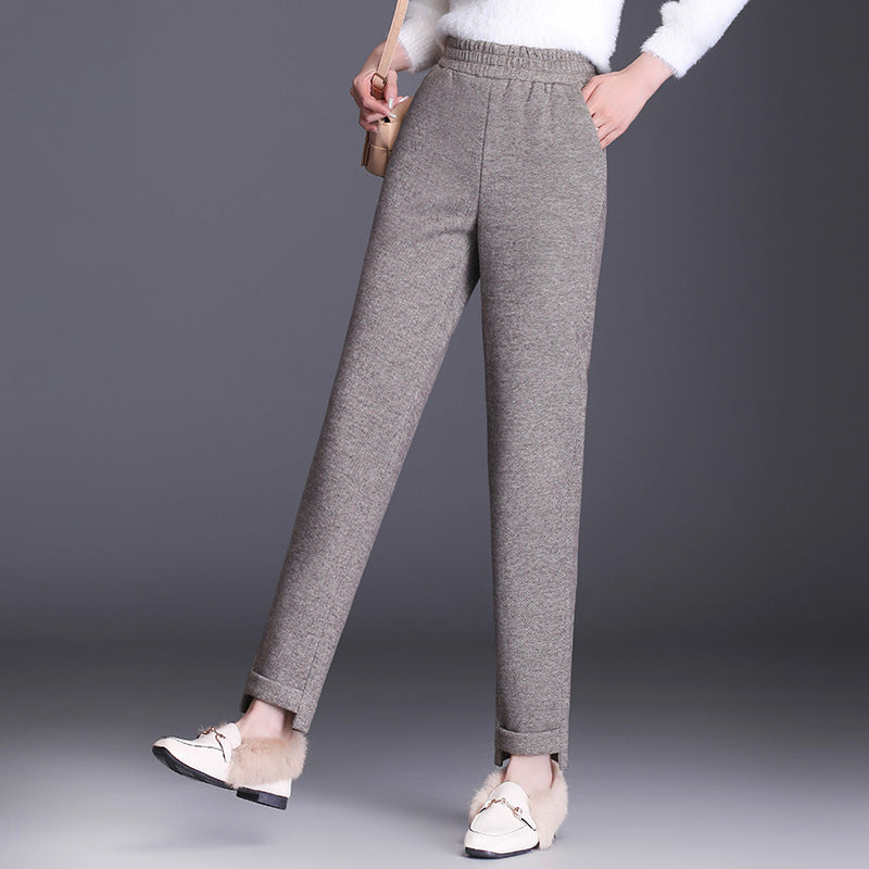 Damen Hose Elastisch Mit Taschen Comfort