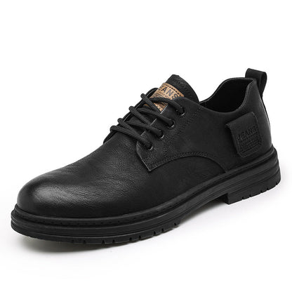 Damen Schnürschuhe Leder Klassisch Rutschfest