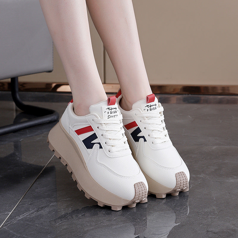 Damen Sneaker Chunky Bequem Rutschfest Komfortabel