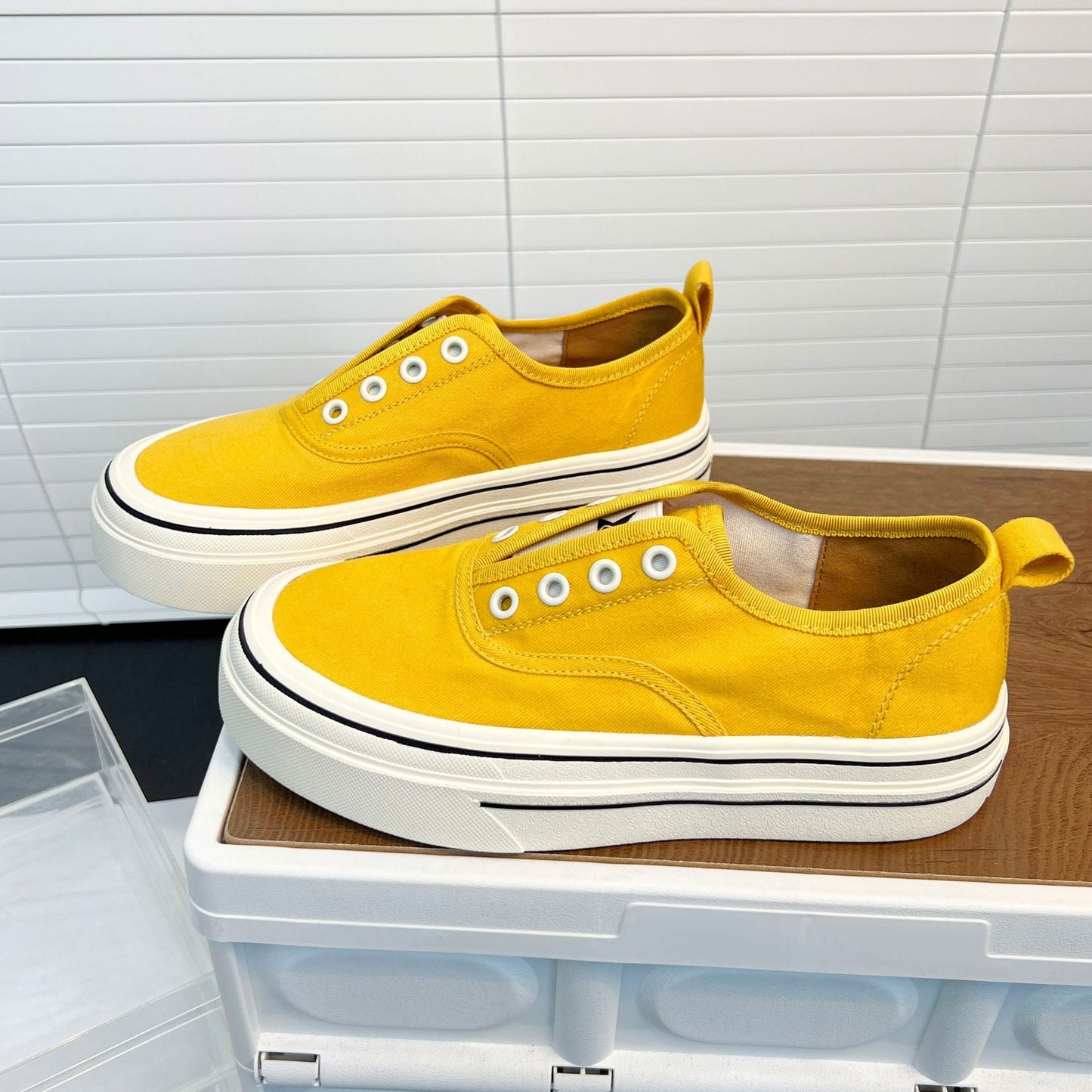 Damen Sneaker Bequem Lässig Canvas Schuhe Komfort - BerlinGlamour