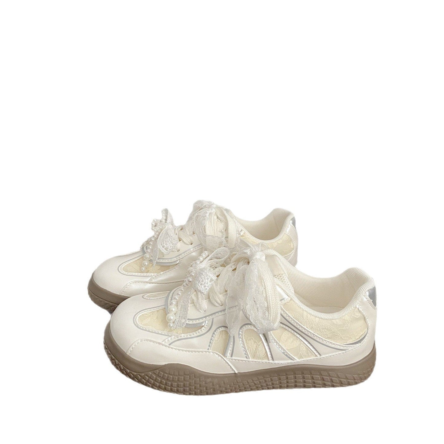 Damen Sneaker Modisch Einzigartig Schnürsenkel