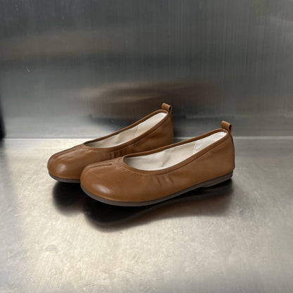 Damen Ballerinas Leicht Bequem Gummizug