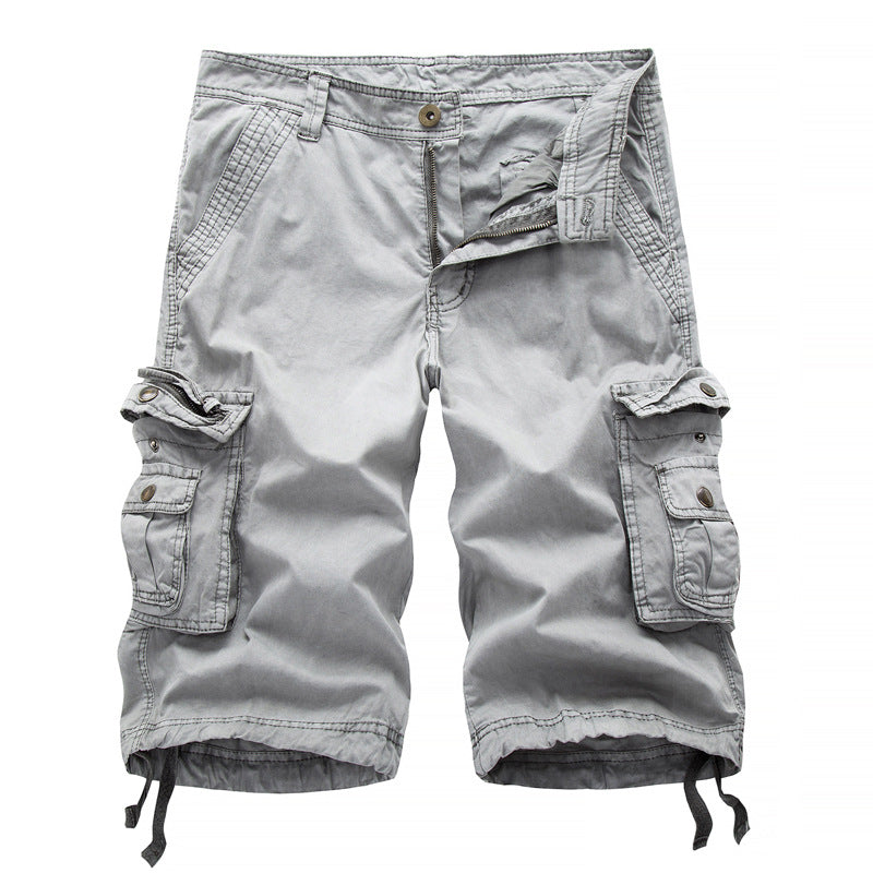 Herren Cargoshorts Elastisch Mit Vielen Taschen