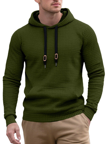 Herren Hoodie Modern Strukturiert Trendig Berlin Style