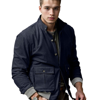Herren Outdoor-Jacke mit vielen Taschen Bequem Praktisch