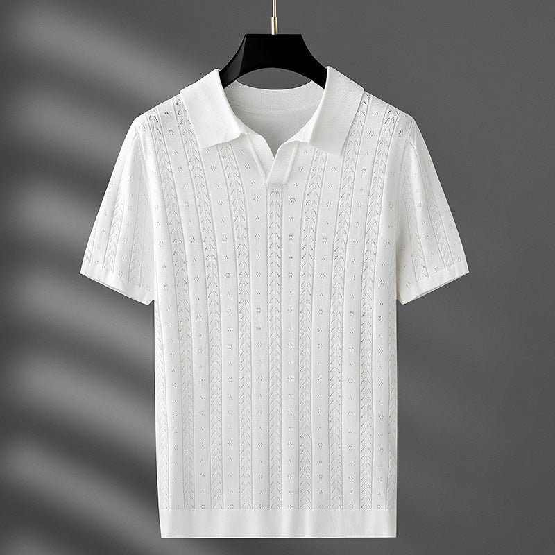 Herren Poloshirt aus Baumwolle Elegant Modern