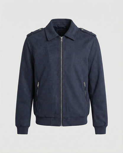 Multifunktionsjacke Herren Doppelreißverschluss Freizeitjacke Modern