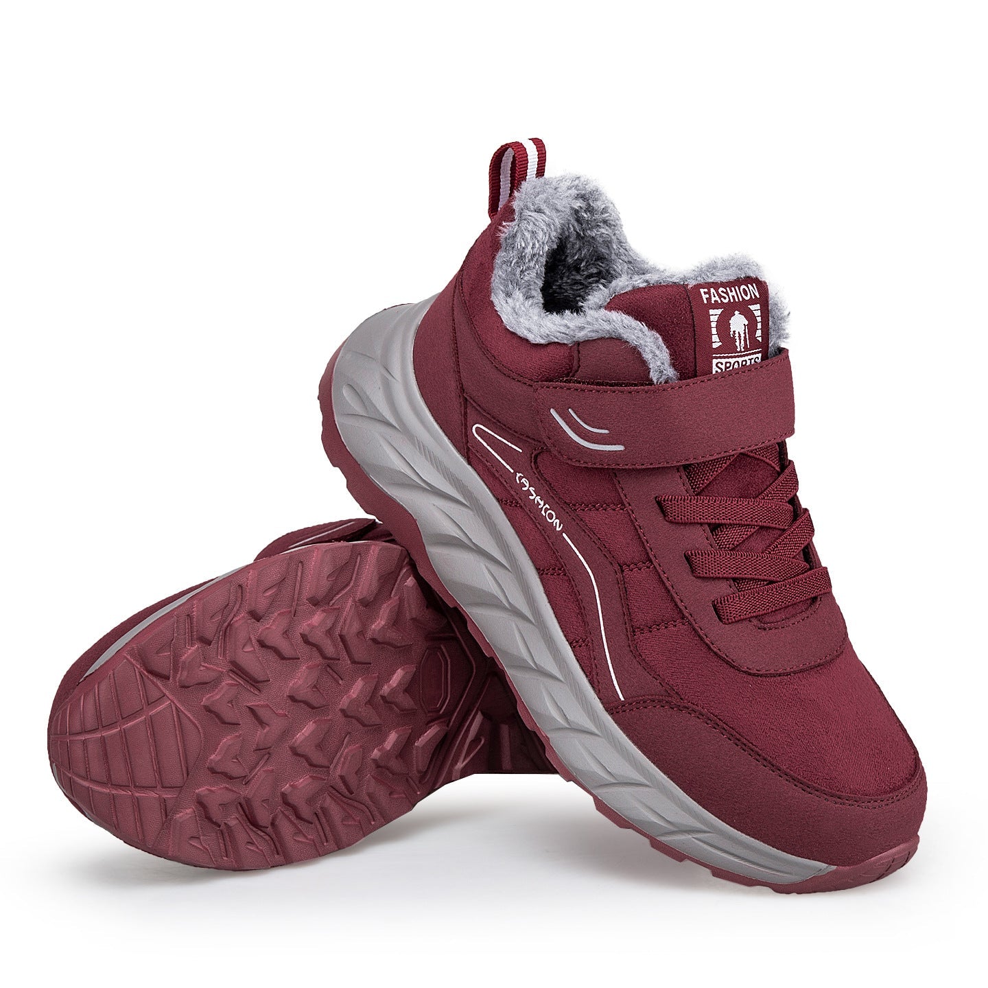 Damen Winter-Sneaker Isoliert Rutschfest Komfortabel