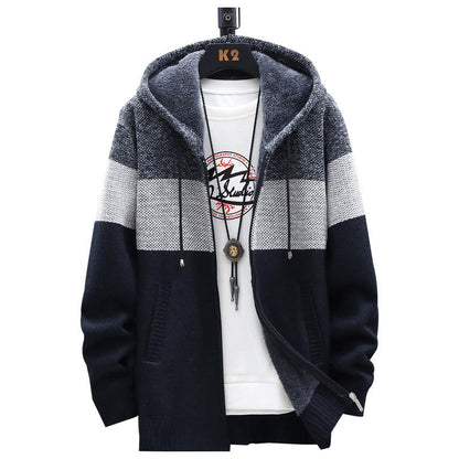 Herren Kapuzenjacke Modern Strukturiert Urban Style