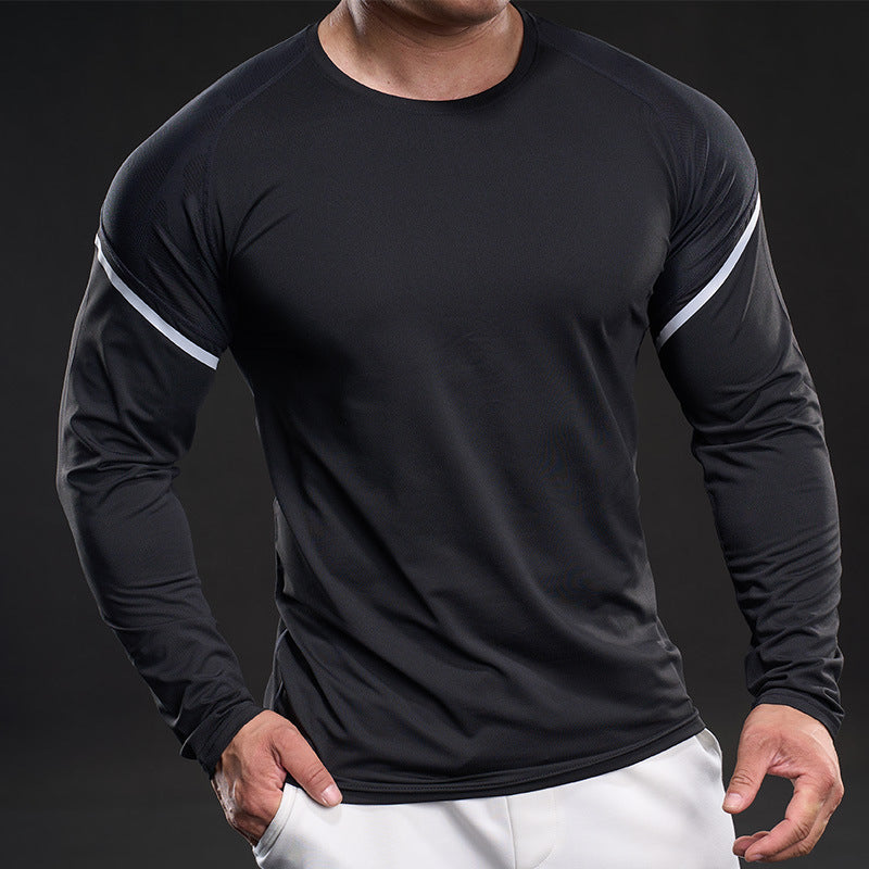Herren Funktionsshirt Langarm Sportlich Aktiv - BerlinGlamour