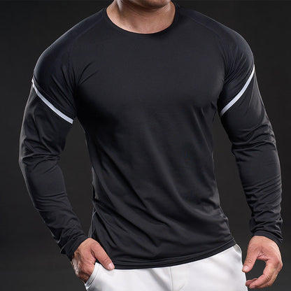 Herren Funktionsshirt Langarm Sportlich Aktiv - BerlinGlamour