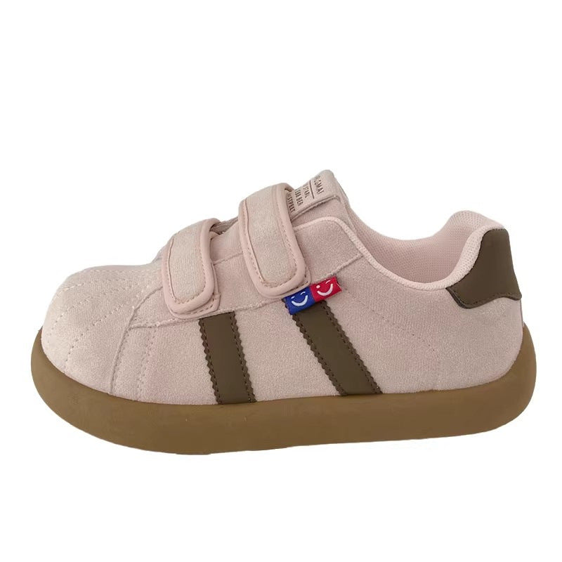 Damen Sneaker Flauschig Weich mit Klettverschluss