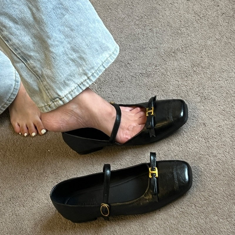 Damen Ballerinas Elegantes Design Riemchen Schleifendetail - BerlinGlamour