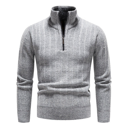 Strickpullover Herren Modern Highneck Pullover Trendig
