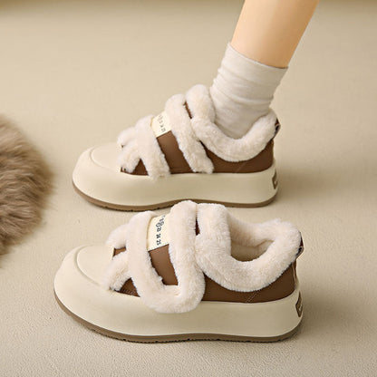 Damen Sneaker Warm Flauschig Komfort Schuhe