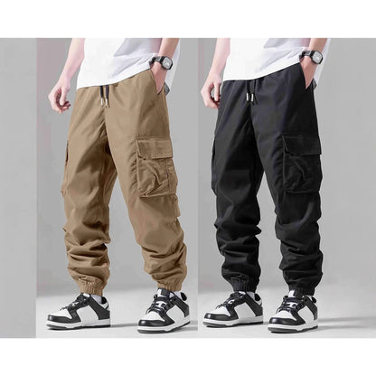 Herren Trainingshose Cargo Bequem Elastisch