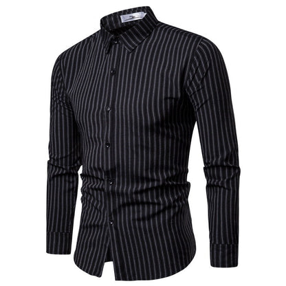 Elegantes Langarm-Hemd Herren Berlin Stil