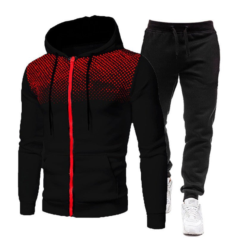 Trainingsanzug Herren Kapuze Sportlich Modern