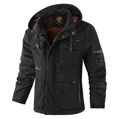 Herren Wasserfeste Parkajacke Funktionell Outdoor - BerlinGlamour