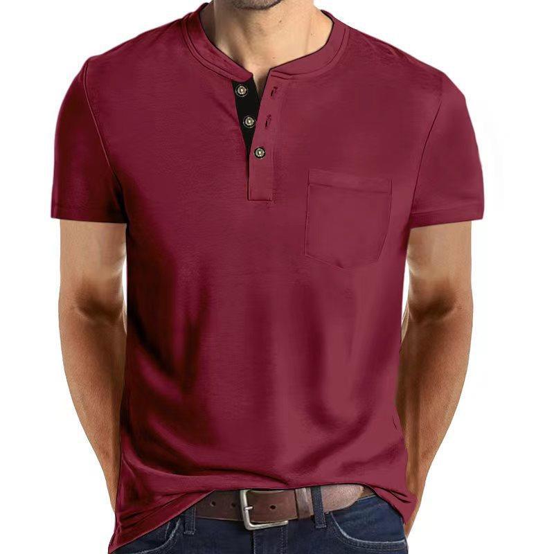 Herren Polohemd Kurzarm mit Brusttasche Modern