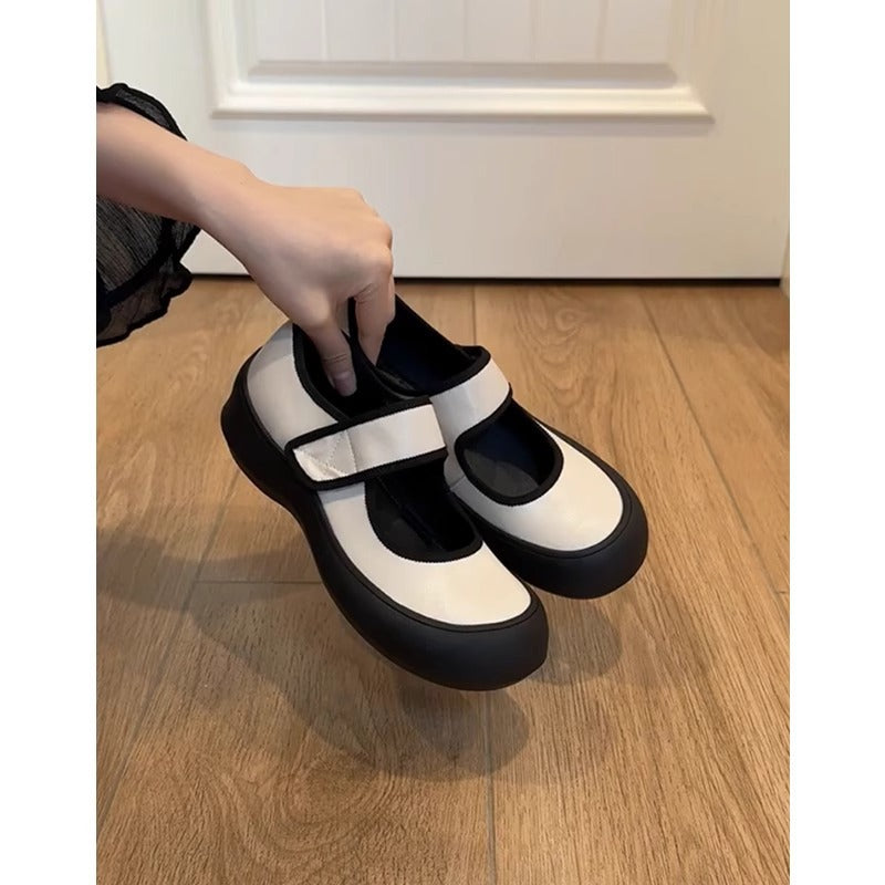 Damen Ballerinas Bequem Verstellbar Flexible Sohlen