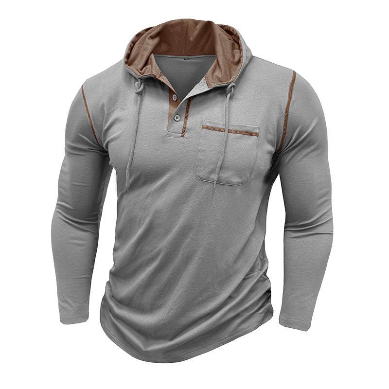 Herren Sweatshirt Kapuze Langarm Hoodie Sportlich