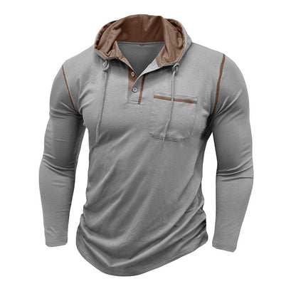 Herren Sweatshirt Kapuze Langarm Hoodie Sportlich