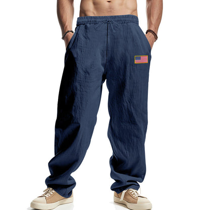Herren Freizeithose Bequem Elastisch Mit Taschen