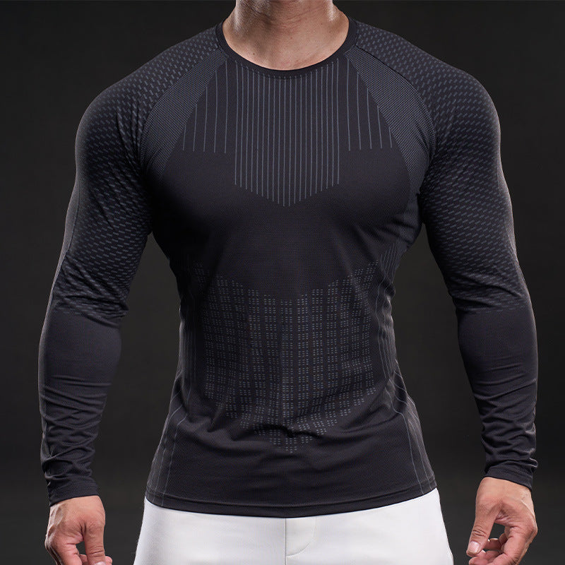 Herren Funktionsshirt Langarm atmungsaktiv Mesh Technologie