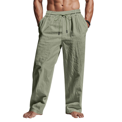 Herren Strandhose Bequem mit Kordelzug und Seitentaschen