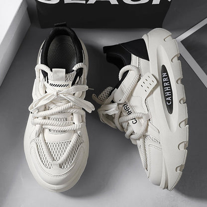 Damen Sneaker Chunky Bequem atmungsaktiv Mesh