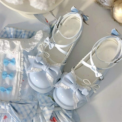 Damen Sandalen Schnürsandalen Romantisch mit Schleifen