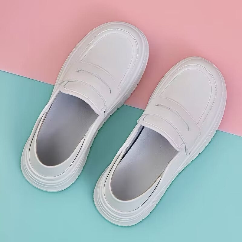 Damen Schuhe Plateau Slip-On Bequem Modisch