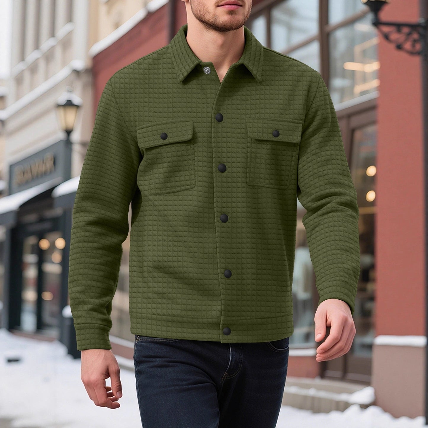 Herren Outdoor-Jacke Funktionell Wasserdicht