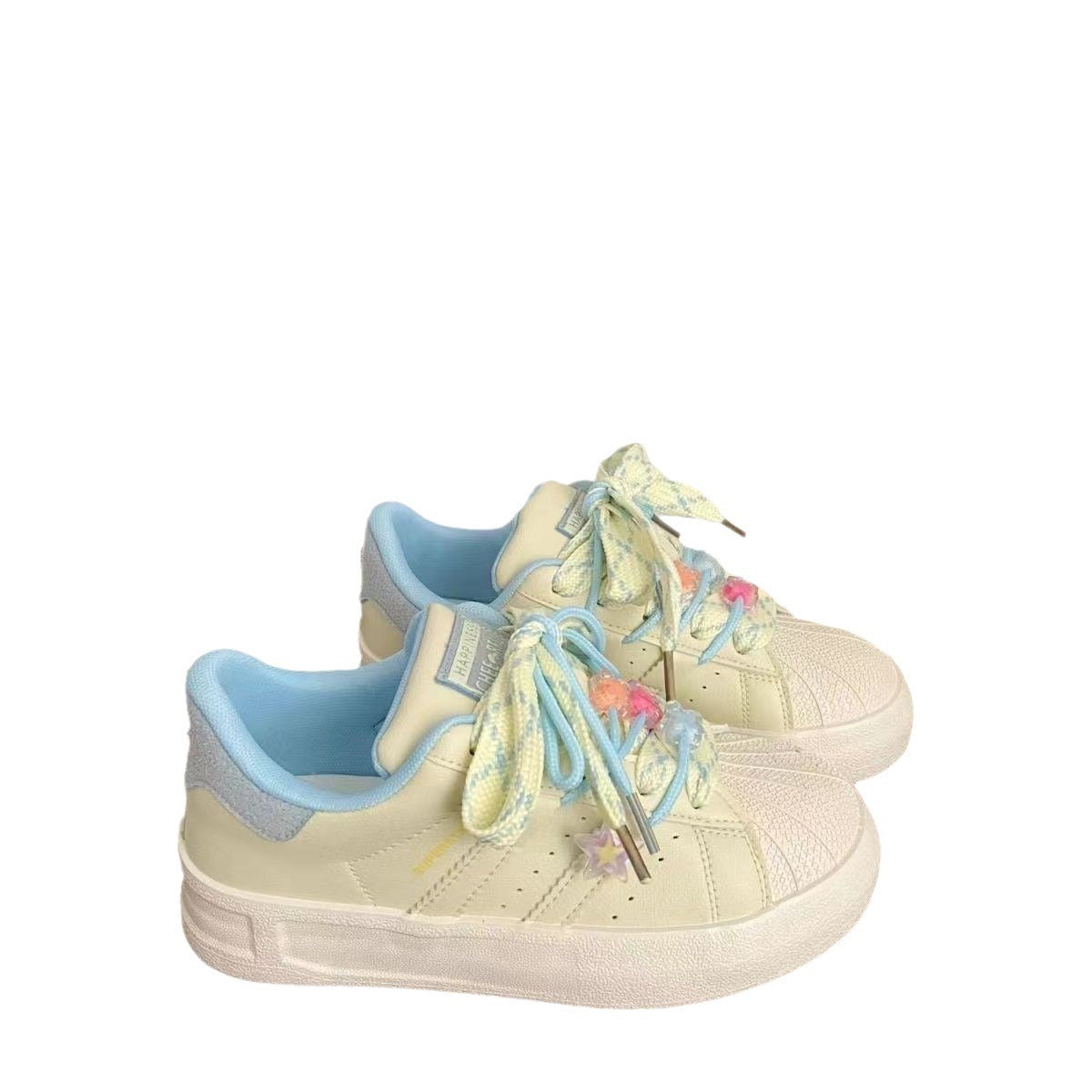 Damen Sneaker Floral Modisch Bequem