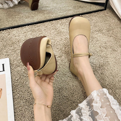 Damen Ballerinas Bequem Elegante Weiche Innensohle