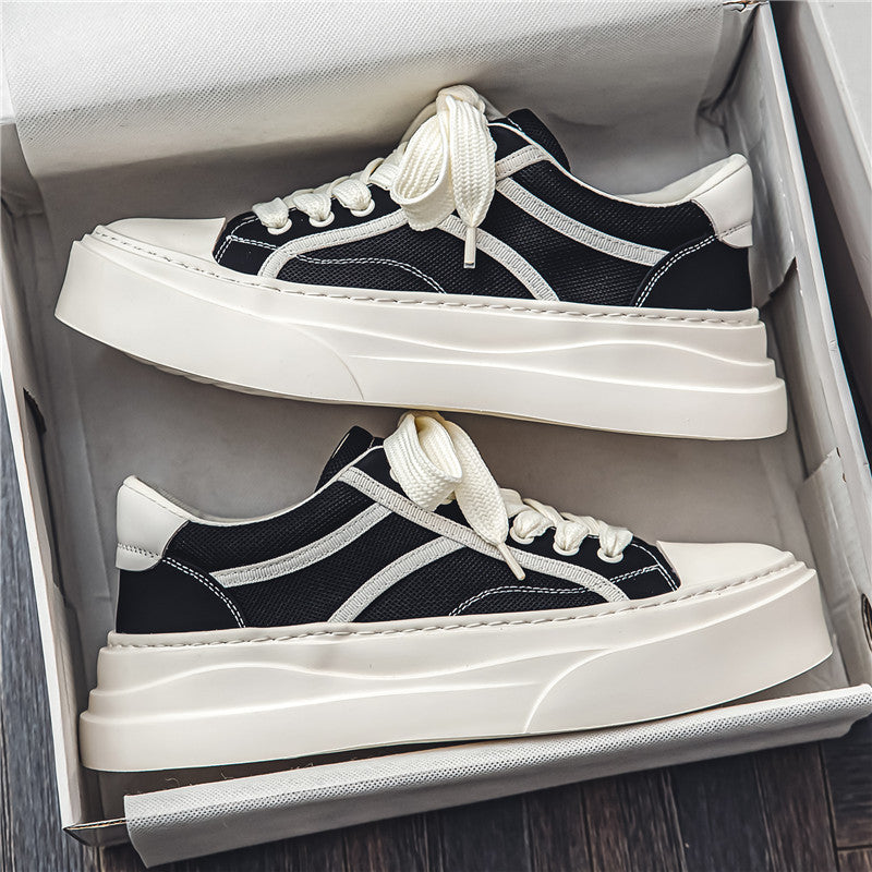 Damen Plateausneaker Sportlich Modisch Hoher Absatz