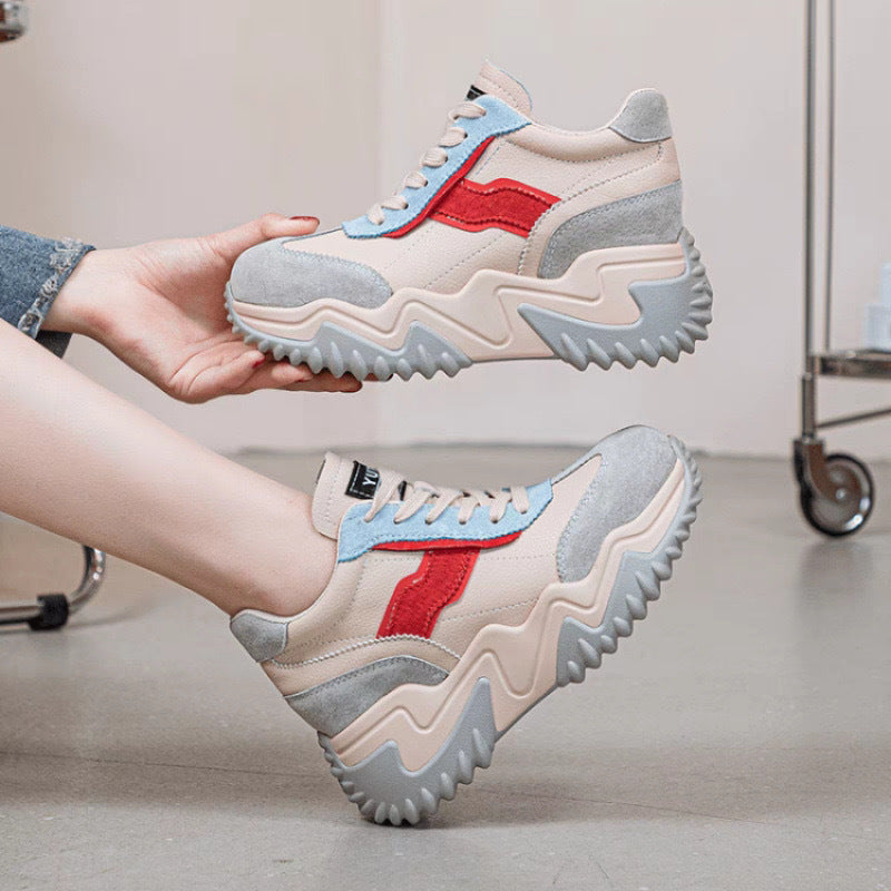 Damen Sneaker Chunky Bequem Mode Schuhe