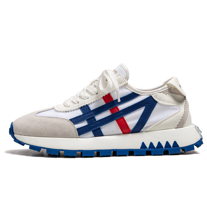 Damen Sneaker Sportlich Retro Stil