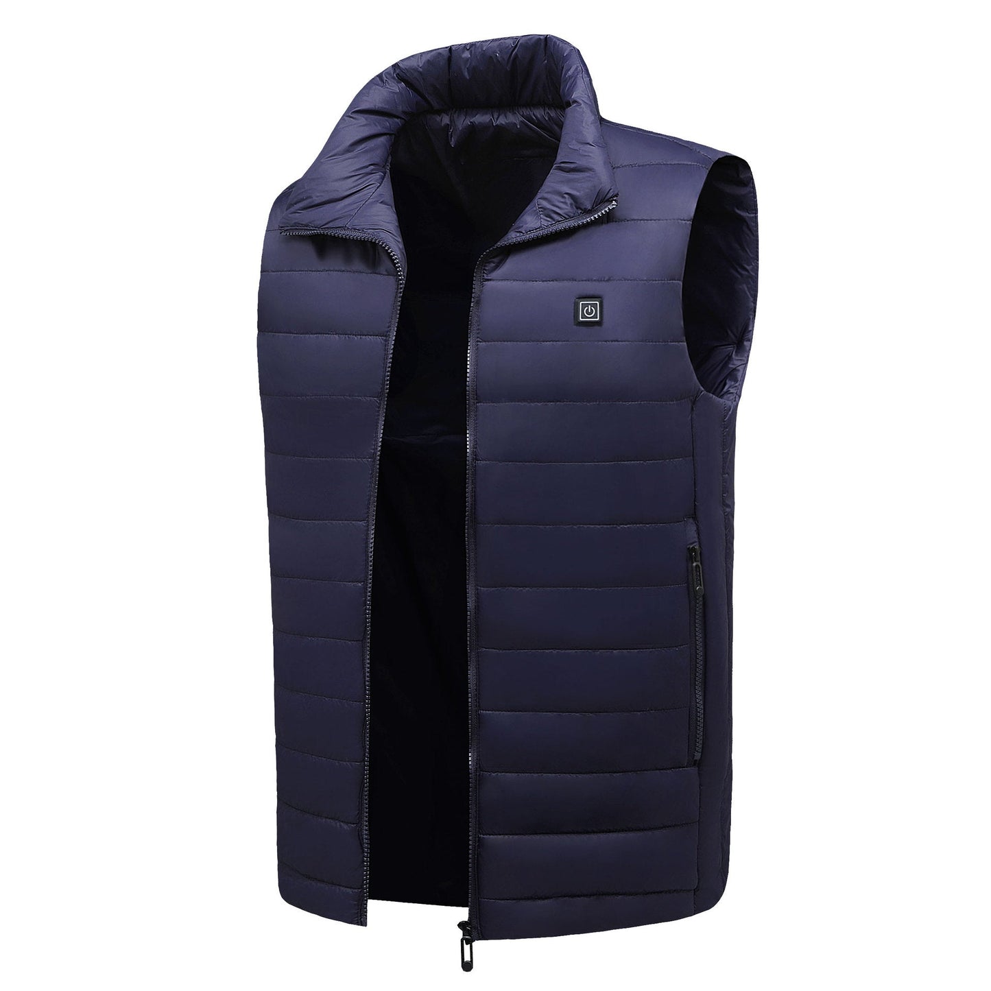 Herren Steppweste Elegant Schwarz