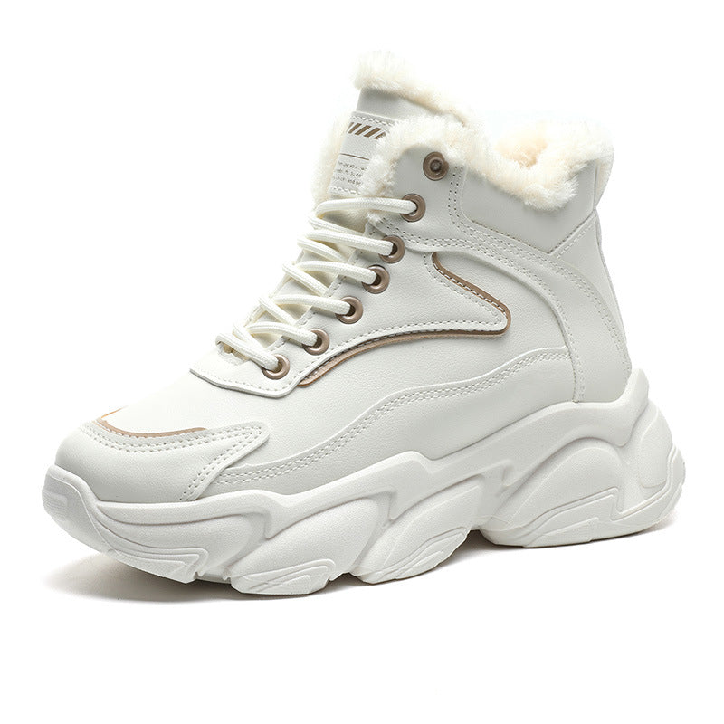 Damen Sneaker Warm High-Top mit Weichem Innenfutter