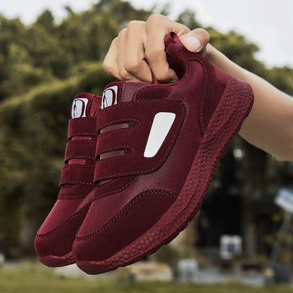 Damen Sportschuhe Bequem Klettverschluss Dämpfende Sohle - BerlinGlamour