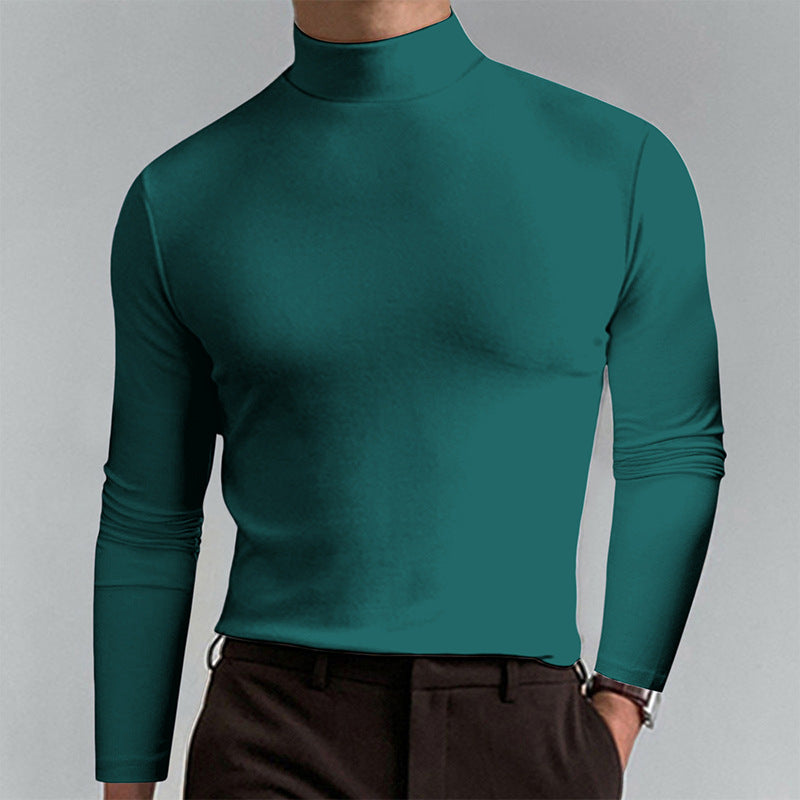 Herren Langarm T-Shirt Elegantes Casual Oberteil
