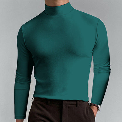 Herren Langarm T-Shirt Elegantes Casual Oberteil