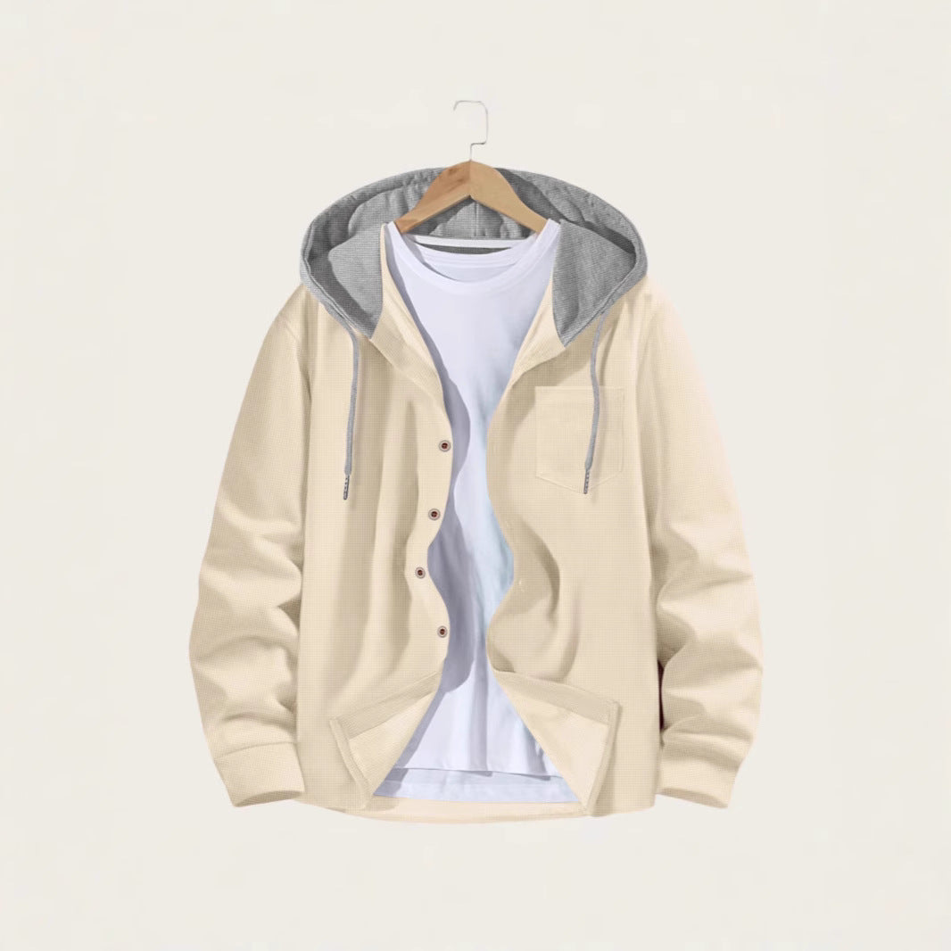 Herren Kapuzenjacke Modern mit Hood und Streetwear Design
