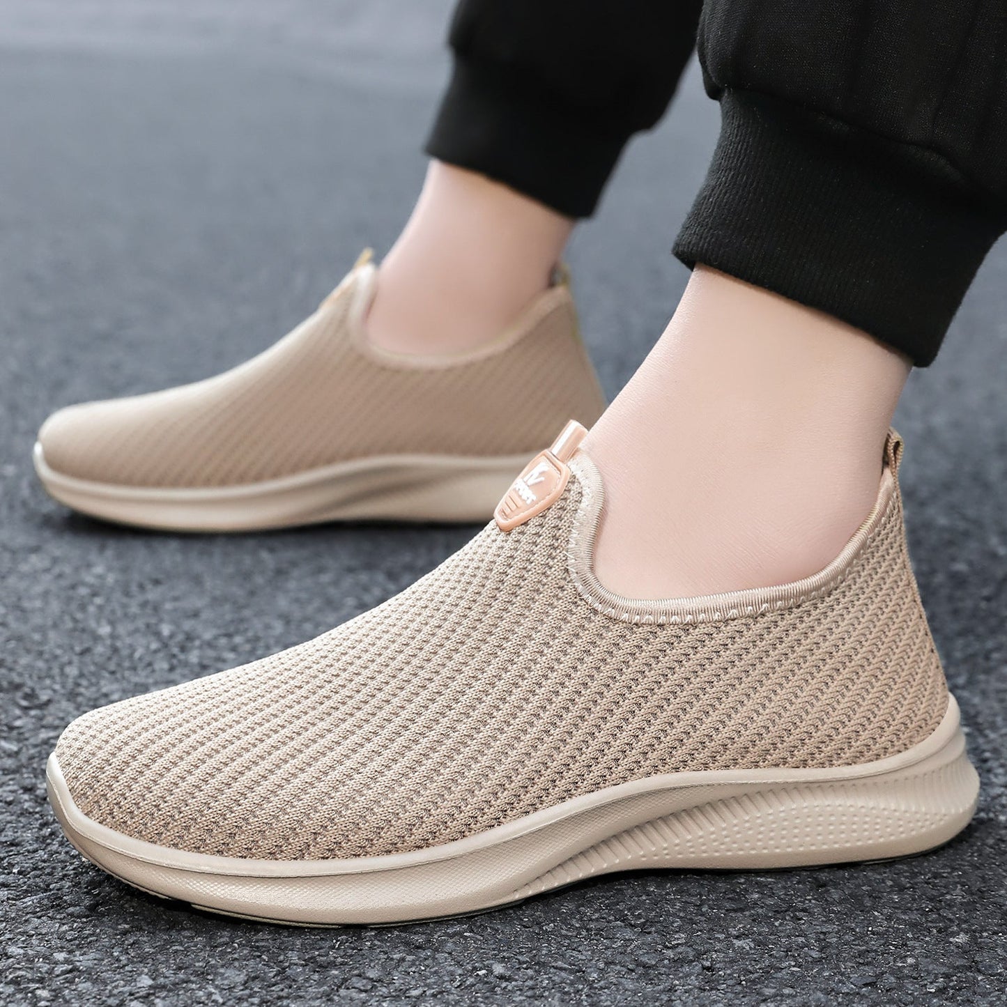 Damen Sportschuhe Knit Sneaker Atmungsaktiv Leicht