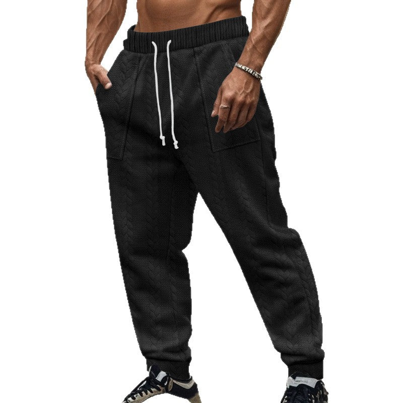 Herren Trainingshose Bequem mit Taschen und Kordelzug Sportlich