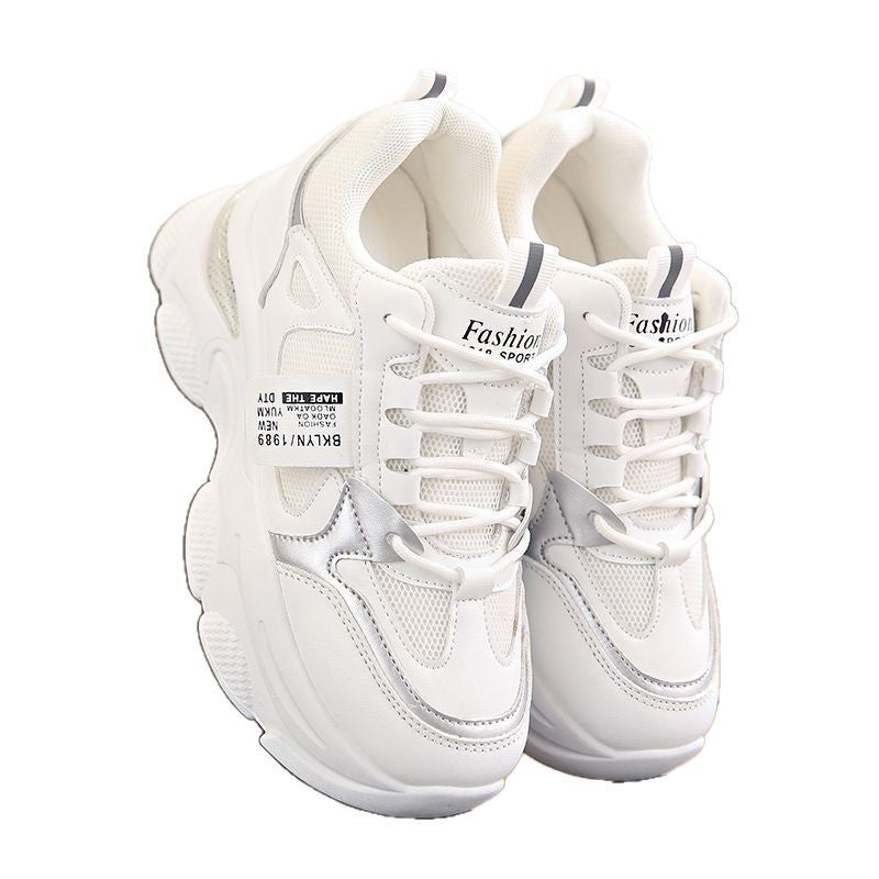 Damen Sneaker High Heel Chunky bequem Trend
